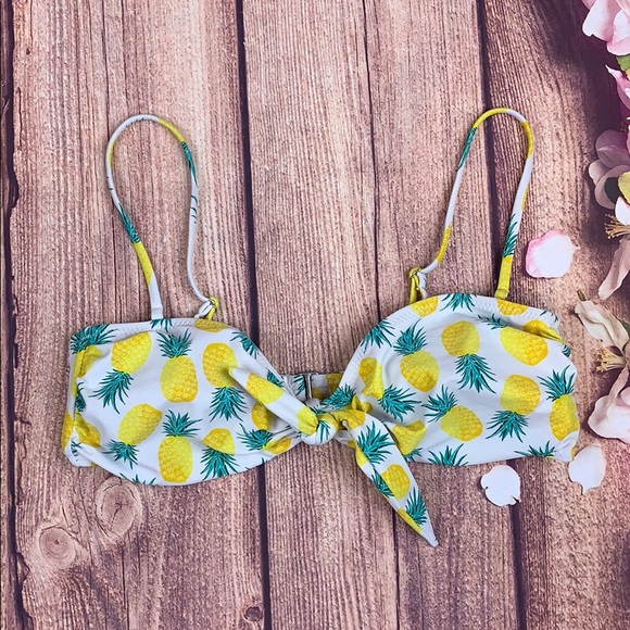 Old Navy Other - Old Navy Pineapple Bandeau Bikini Top 1087JO